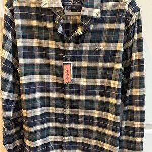 NEW WITH TAGS! Vineyard Vines Men's Multicolor Plaid Shirt